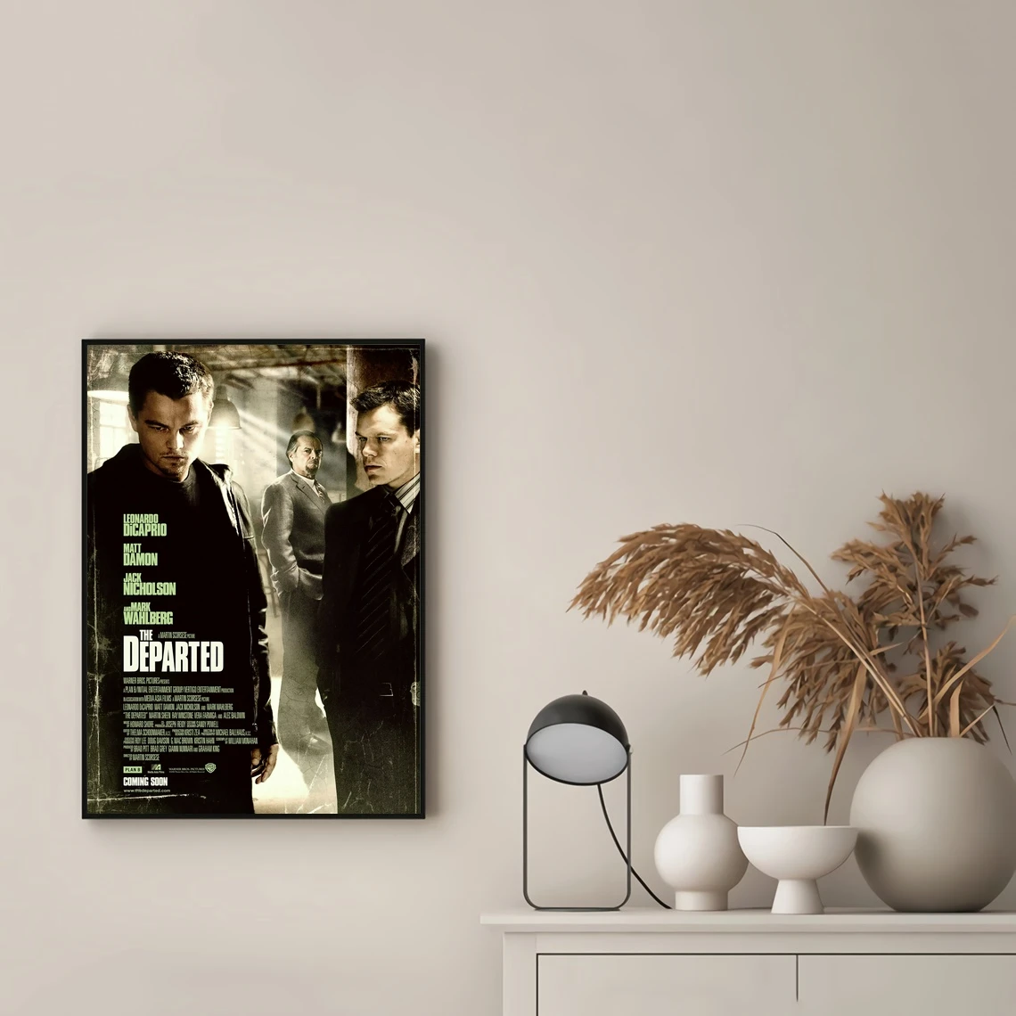 The Departed Movie Poster Canvas Print Wall Painting Home Decoration ( No Frame )