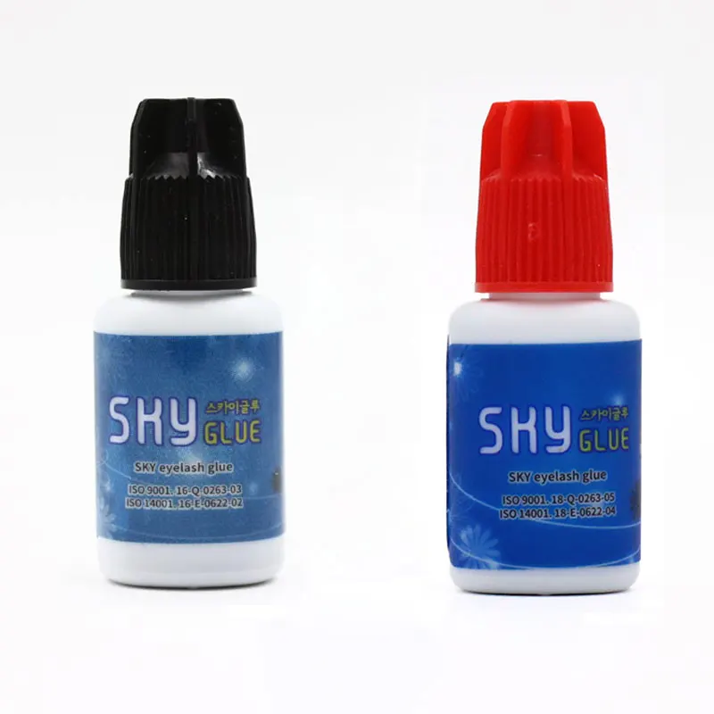 5ml Red Cap Korea Sky Glue for Eyelash Extension Strongest And Fastest Dry Glue Adhesive Eye Lash Makeup Tool