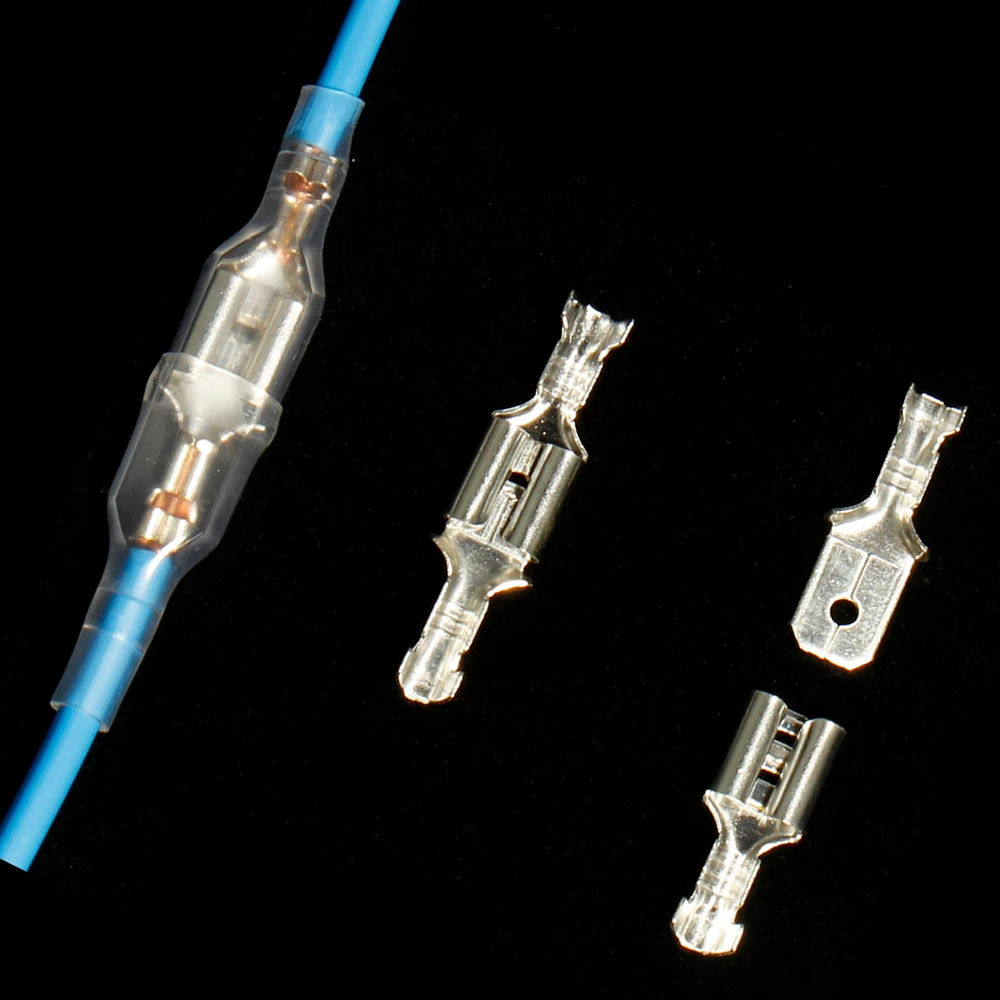 2.8/4.8/6.3Mm SN48B Hộp Vàng Cách Điện Lọn Uốn Vỏ Bọc Vết Thương Cổng Kết Nối Cắm Báo Chí-Lắp Lò Xo lắp Nhanh Đơn Giản Nhà Ga