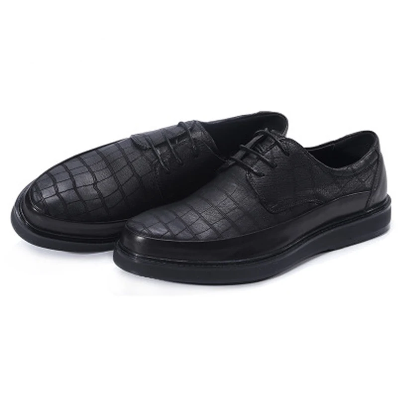 jineyu new arrival men shoes  business  leisure  Low help men shoes  deerskin Joining together  men shoes  lace-up  men shoes