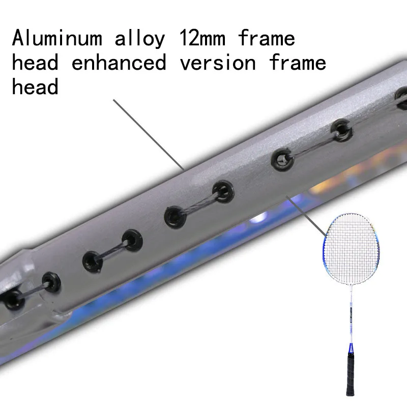 2 sztuk profesjonalne ze stopu aluminium ze stopu aluminium paletka do badmintona farba do pieczenia do metalu dwa kolor rakieta do treningu gry w badmintona paletka do badmintona zestaw z torbą