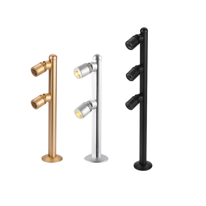 2/3 głowica 1W 2W 3W reflektor Mini Led sufitowe lampy halogeny lampa montowana na powierzchni żarówki do szafki licznik prezentacja AC85-265V