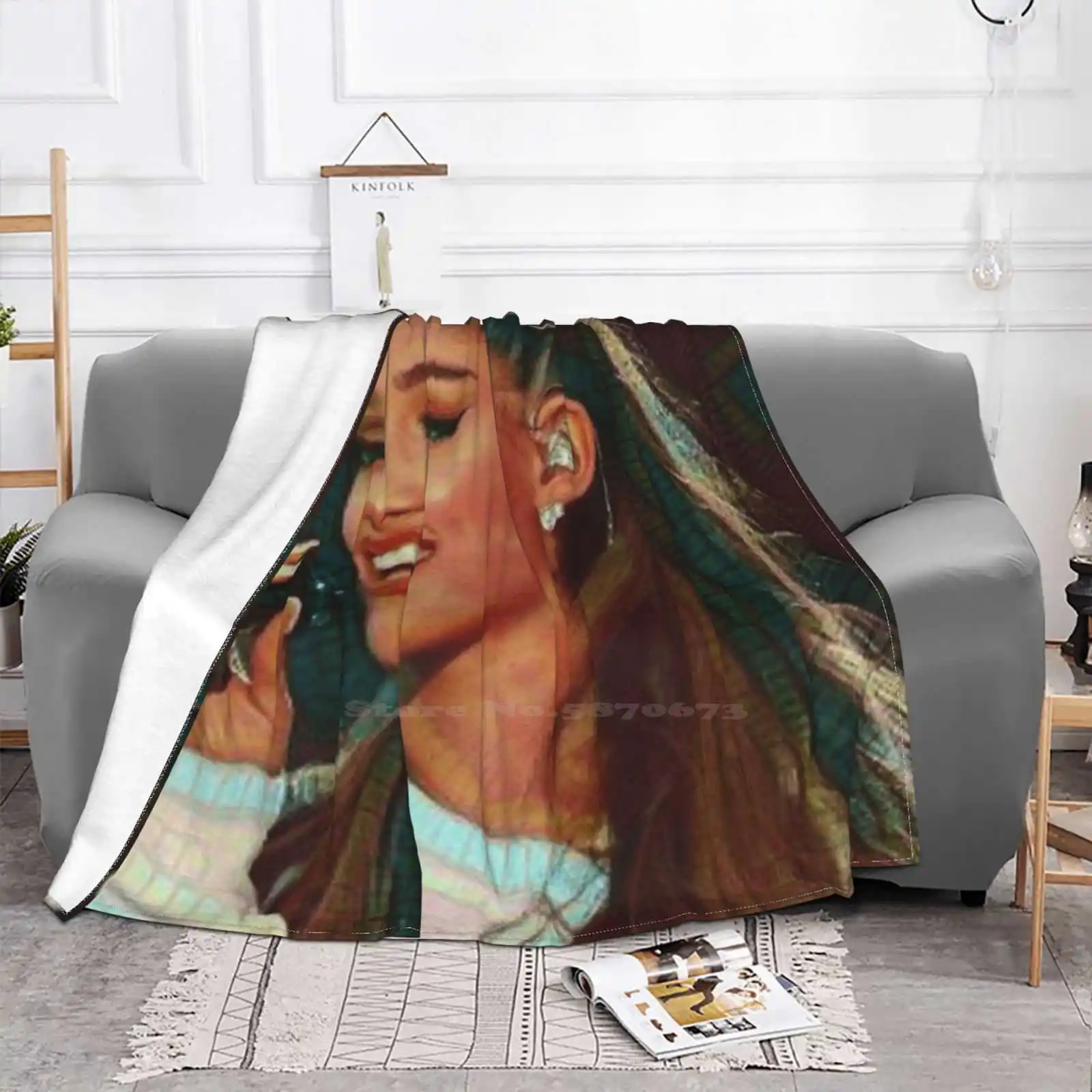 Arianna Grande Ari Photo Design Creative Design Comfortable Flannel Blanket Arianna Grande Arianna Grande Music Next Singer