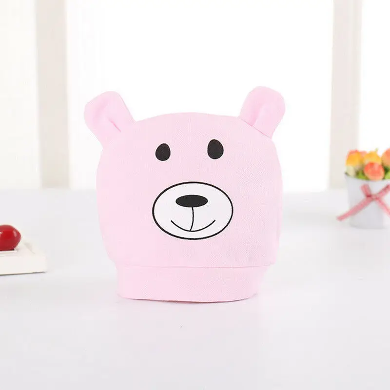 قبعة قطنية ناعمة ودافئة للأطفال حديثي الولادة ، قبعة للأطفال ، الأولاد والبنات ، قبعة سانتا ، آذان دب ثلاثية الأبعاد ، قبعة ناعمة للمستشفى