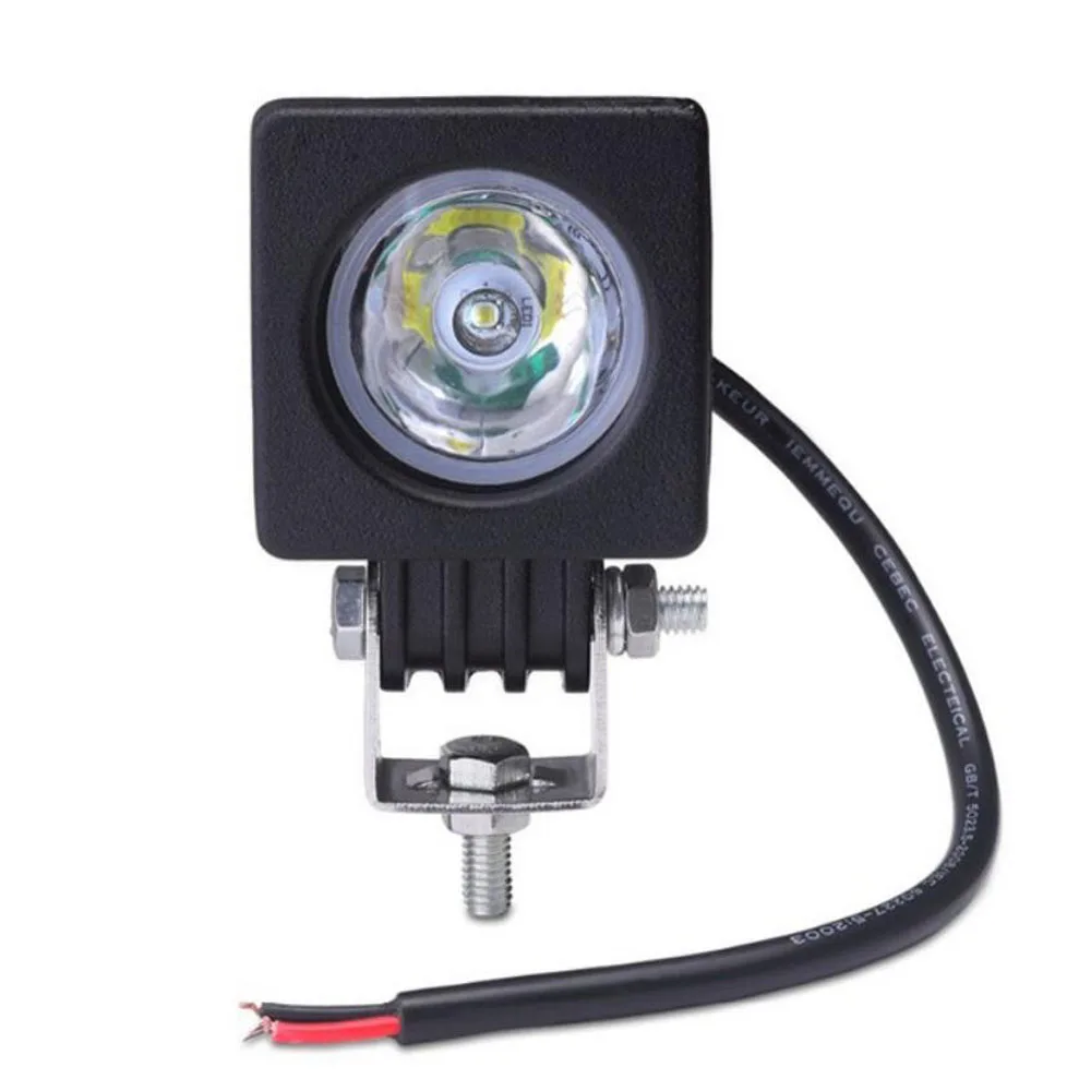 10W LED WORK LIGHT OFFROAD 12V 24V CAR MOTORCYCLE BICYCLE SUV TRUCK ATV UTE AWD 4X4 WAGON CAMPER AUXILIARY DRIVING HEADLAMP