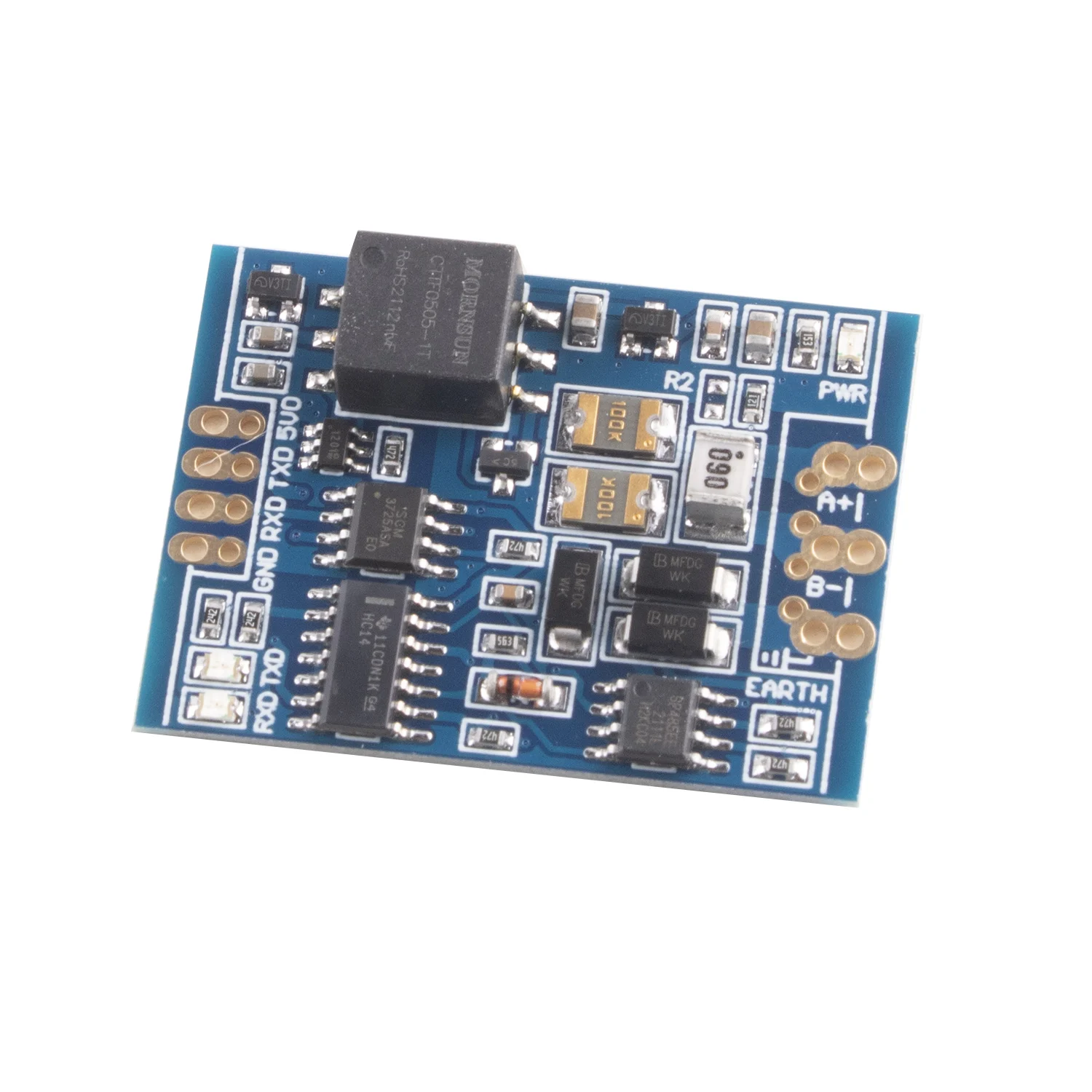 Ttl uart para rs485 isolado serial converter adaptador dongle comunicação módulo de atualização