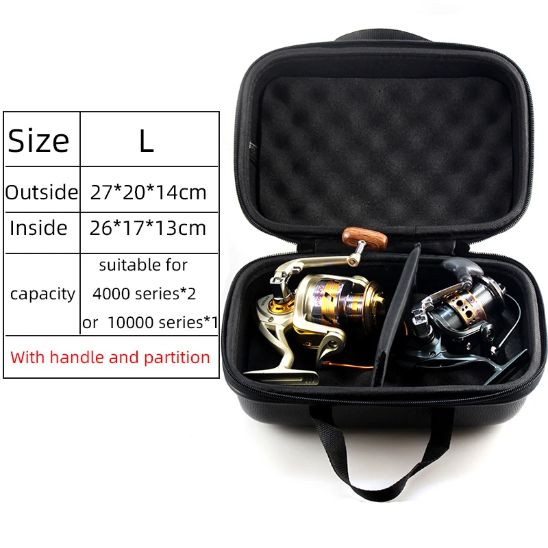 Angeln Tasche Spinning Reel Fall Abdeckung Leder Angeln Reel Tasche Stoßfest Wasserdichte Angelgerät Lagerung Fall PJ199 – Detail 4
