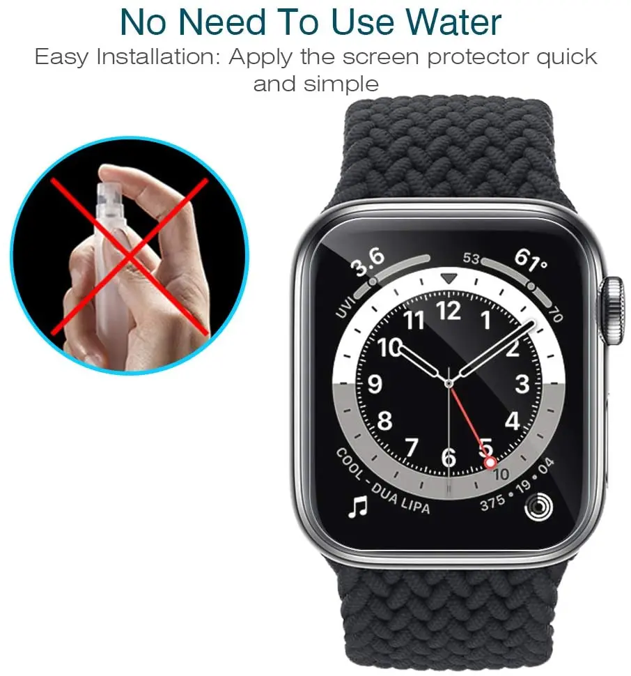 Soft Hydrogel Film For Apple Watch Series 7 45 mm Ultra-Thin Screen Protectors Cover For Apple Watch7 41mm 45mm i Watch 7