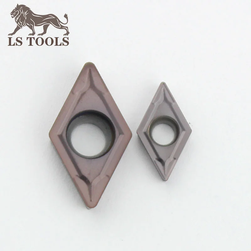 LS TOOLS Lathe Internal Turning Tools Carbide Inserts DCMT11T304 MV DCMT070204 DCMT070208 Turning Inserts Blade for metal steel