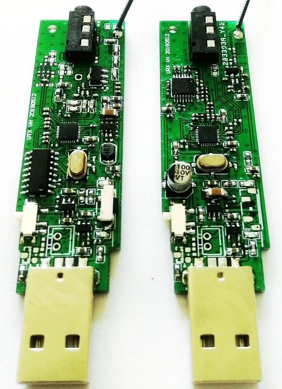 Módulo transmisor de Audio Digital Inalámbrico UHF, transmisión de Audio sin pérdidas de larga distancia