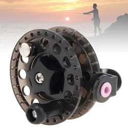 Ultralight Fly Fishing Reel Stainless Steel Wire Reel Spool Diameter 60mm Former Right Left Hand Ice Fishing Wheel