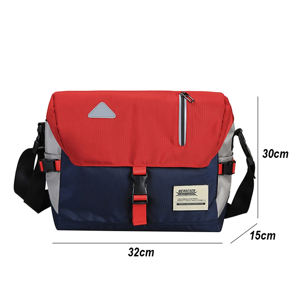 Men School Crossbody Bag Young Fashion Boys Teenage Messenger Bag Shoulder Handbag Casual Student Cycling Shoulder Bolsa XA793ZC