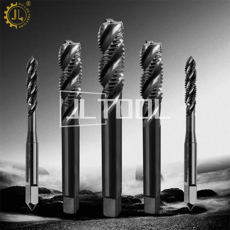 High Quality Multi-functional Spiral Flute Machine Tap（HSS-E） For General Steel Alloy Steel Under HRC 30 Spiral Flute Tap