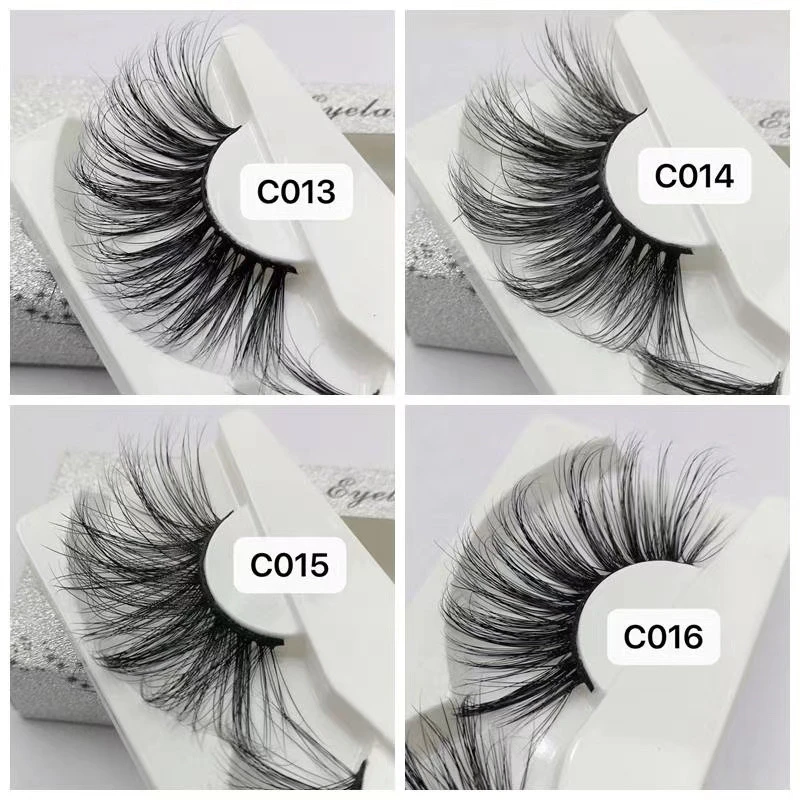 Wholesale 30mm 100% Mink Eyelashes  False Eyelashes Fluffy Dramatic Strip Lashes 30/50/100 Pairs In Bulk Free Shipping