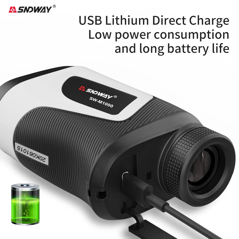 SNDWAY Rangefinder กล้องโทรทรรศน์500M 700M 1000M มัลติฟังก์ชั่เลเซอร์ตั้งแต่ Tester ล็อคเสาธงโดยเฉพาะอย่างยิ่งสำหร...