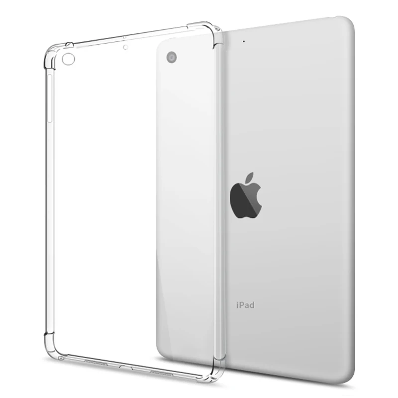 

Shockproof Silicone Case For iPad Mini 4 7.9'' mini4 A1538 A1550 7.9 inch TPU Flexible Bumper Clear Transparent Back Cover