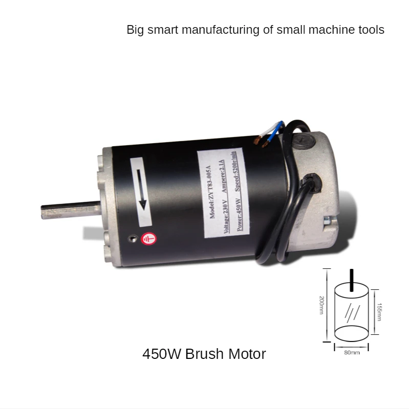 

600W&450W 220V DC Brush Motor for WM180V&WM210V mini lathe Accessories