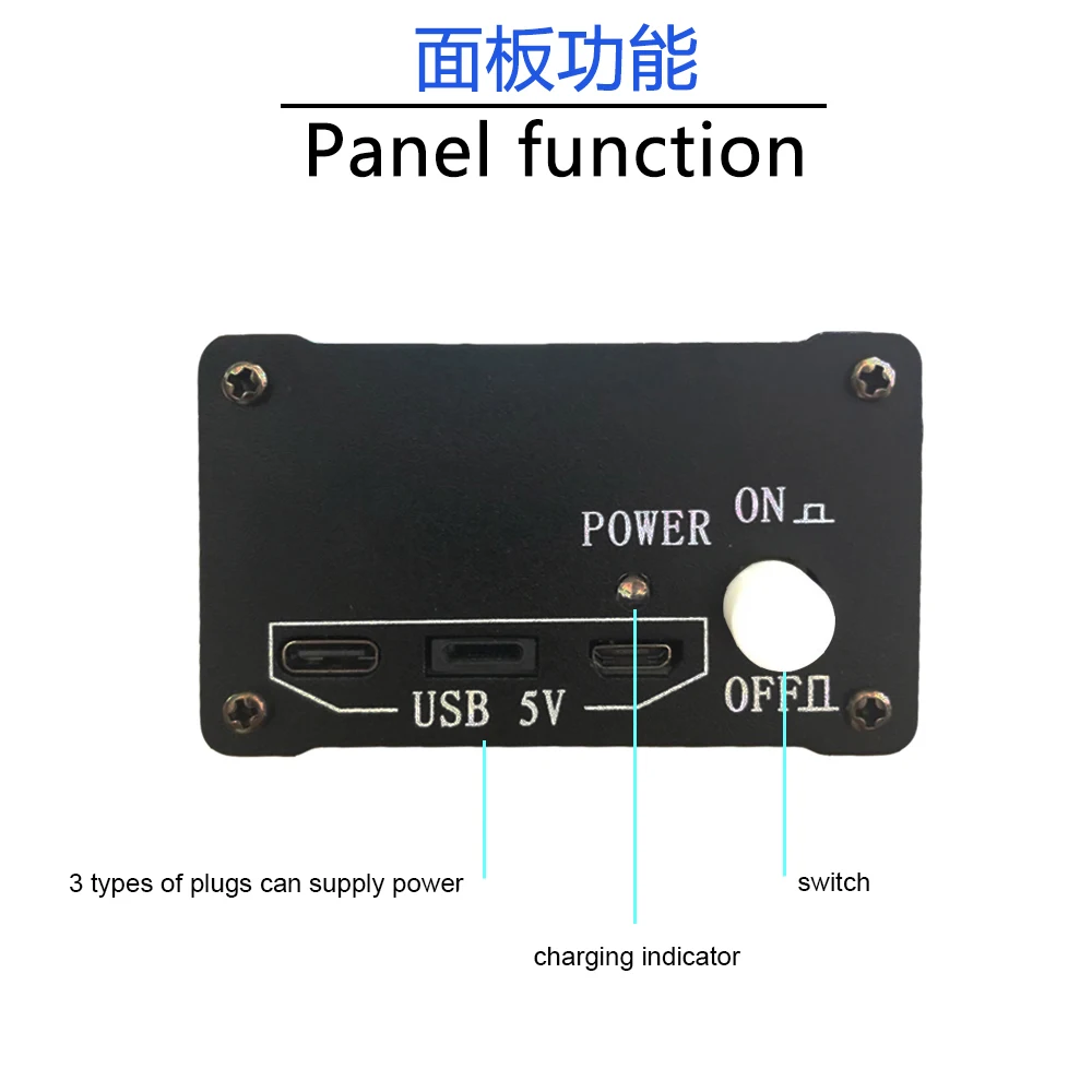 GAZ-PS02 Professional 48V Phantom Power Supply ไมโครโฟนคอนเดนเซอร์ Phantom Power แหล่งจ่ายไฟ USB