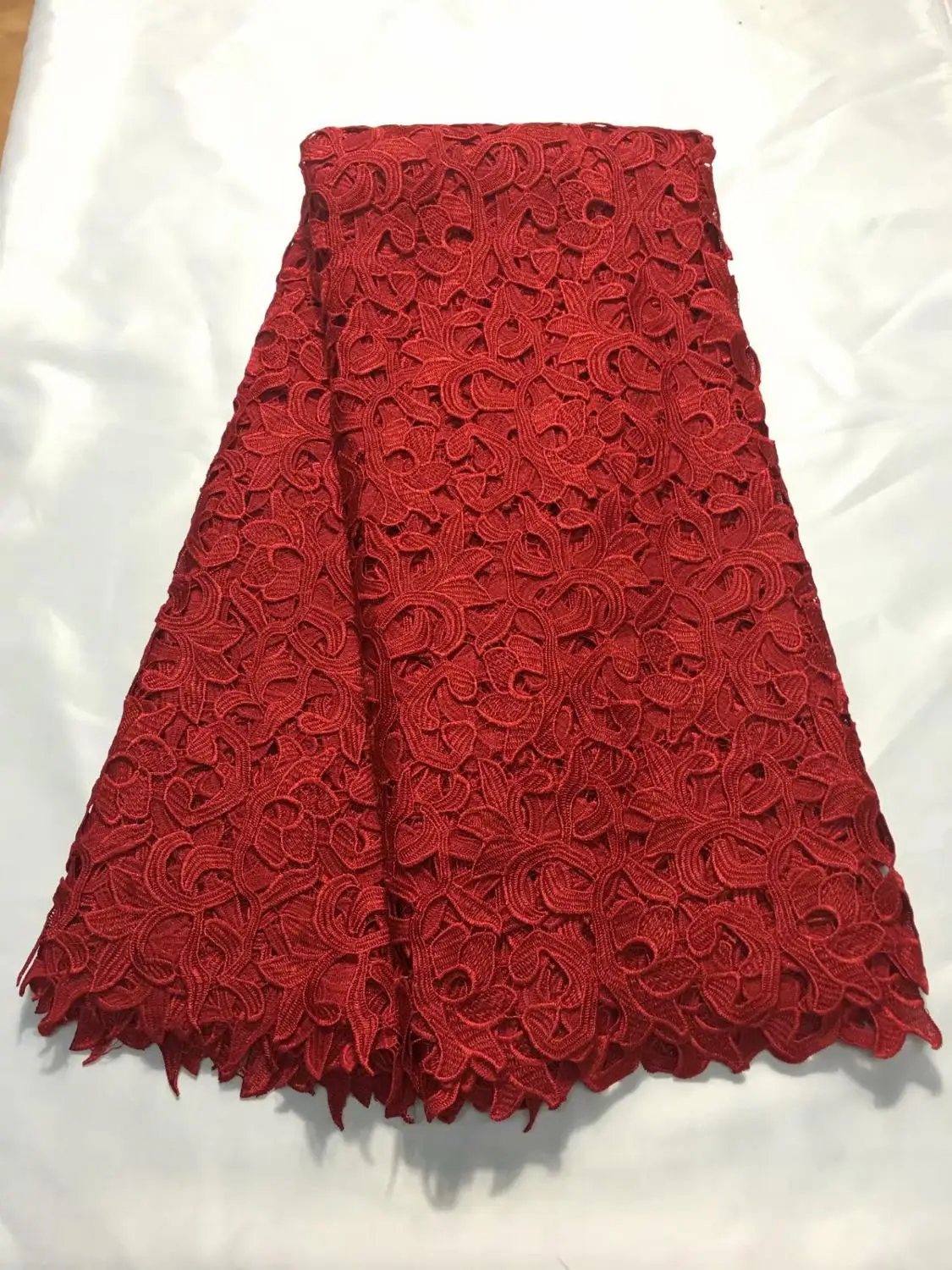 Nice flowers 5yards CORD tulle african lace fabric for sawing wedding bridal dress H-1810156