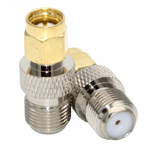 F Female To SMA Male Plug RF Coaxial adapter Connectors