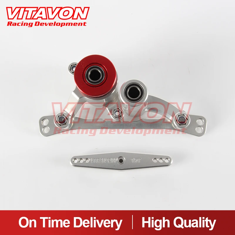 

VITAVON CNC aluminum 7075 Sarvo Steering Bell Crank & Saver Arm 15T for LOSI DBXL E2.0