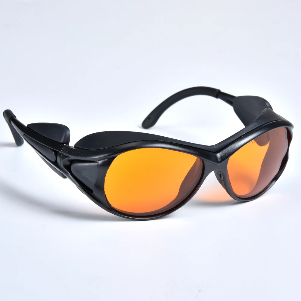 

266nm 405nm 445nm 473nm Blue Laser Safety Goggles O.D 6+ CE with Hard Case Cleaning Cloth Silicone Rubber Holder