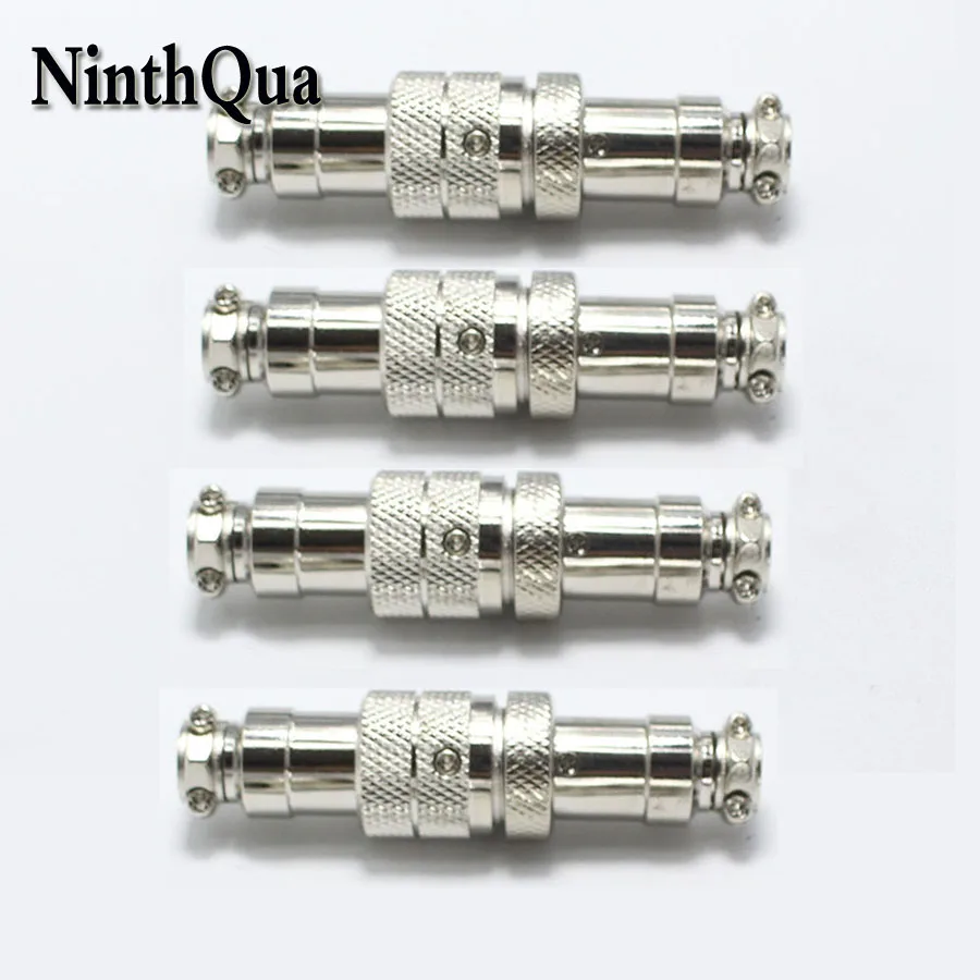 

1Set GX12 GX16 Butt Joint Aviation Connector XLR 2 3 4 5 6 7 Pin Female Plug Diameter 16MM Male Chassis Mount Socket