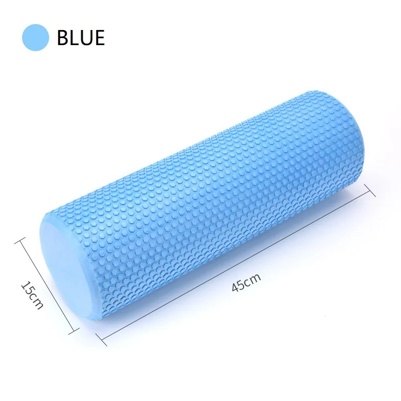 45/60CM Yoga Foam Roller High density EVA Muscle Leg Shoulder Roller Massage Tool Fitness Yoga column balance Stick Equipment