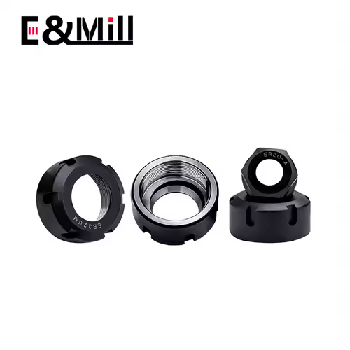 ER8 ER11 ER16 ER20 ER25 ER32 ER40 A M UM SK10 SK16 GER11 GER16 GER20 GER25 GER32 High Precision ER Nut CNC Nut Engraving machine - Image 4