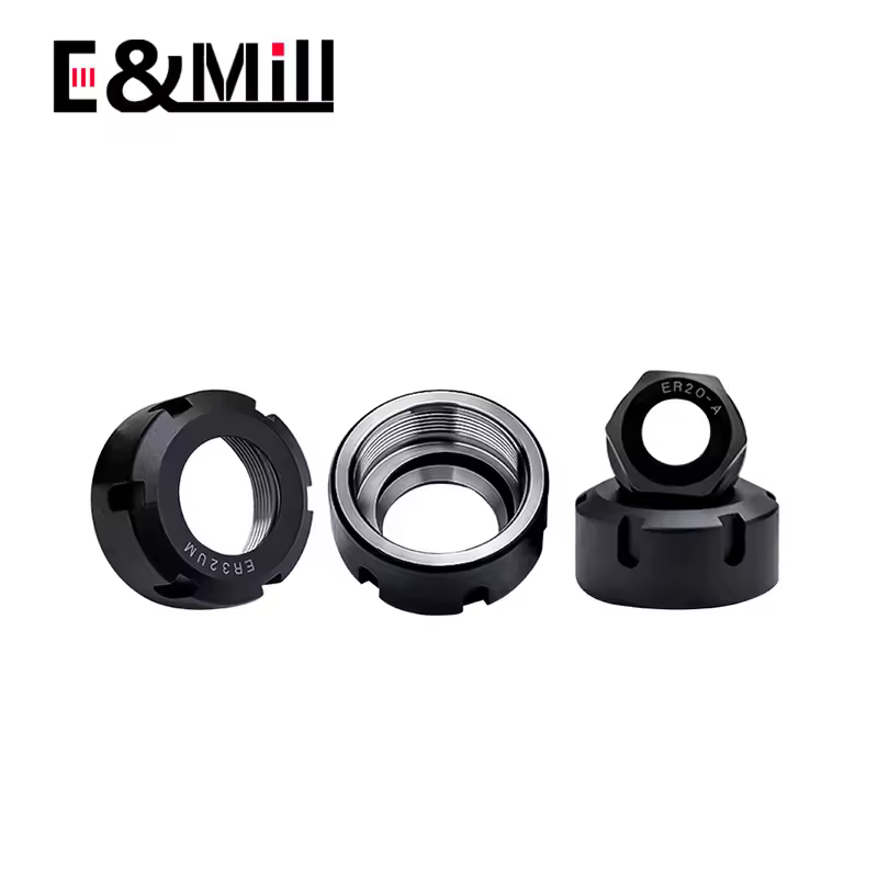 ER8 ER11 ER16 ER20 ER25 ER32 ER40 A M UM SK10 SK16 GER11 GER16 GER20 GER25 GER32 High Precision ER Nut CNC Nut Engraving machine - Image 4
