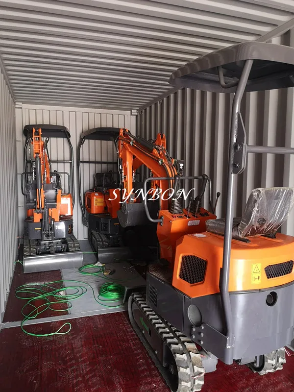 SYNBON Micro Digger SY601 Crawler Excavator Garden Digging Machine 0.9Ton