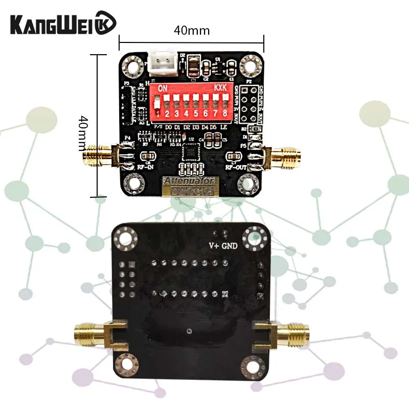 Imagem -05 - Digital rf Atenuador Módulo dc 6ghz 0.5db Passo Precisão até 31.5db Hmc624a