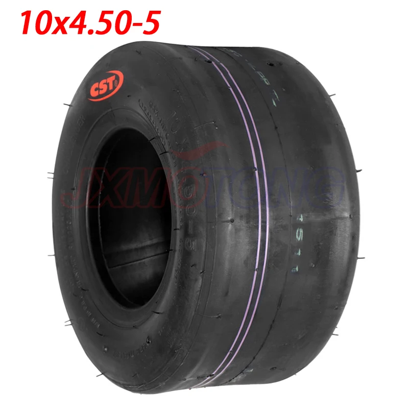 CST 10x4.50-5 Tubeless Tire 10 Inch Go Kart Drift Tyre 10*4.50-5 Racing Karting Slick Tires Parts