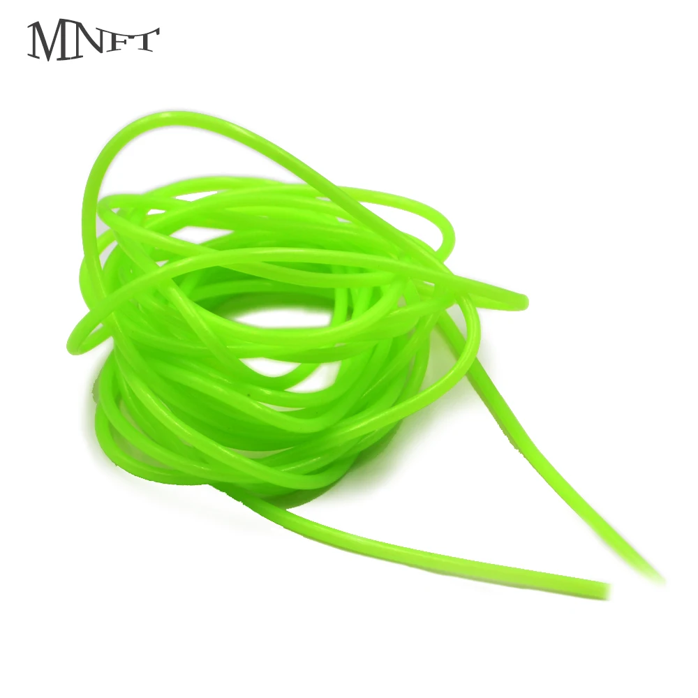 

MNFT 5M Green Soft Silicone Fishing Night Luminous Tube Fluorescent Deep Sea Boat Fishing Glow Rig Hook Line Accessories