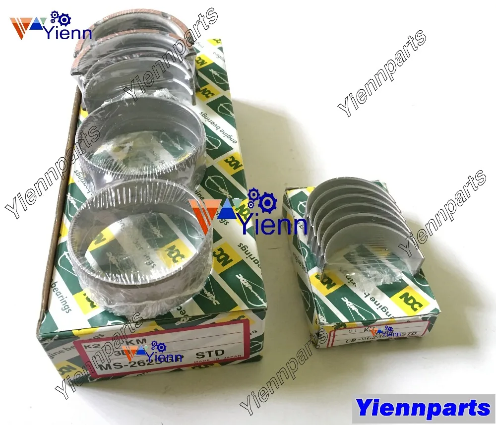 

For Yanmar 3T82B 3T82B-N Crankshaft Main Bearing Connecting Rod Bearing Set For YM2001 YM2010 YM2020 Tractor Engine Parts