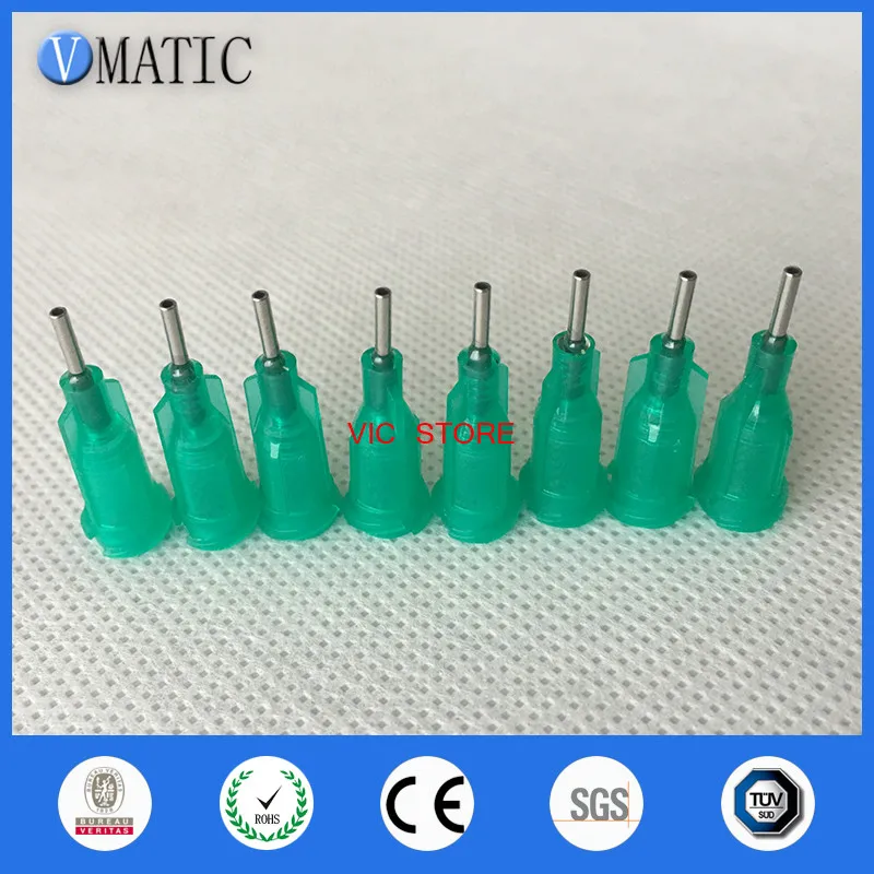 Agulha para distribuição de cola, 100 peças, tamanhos de 1/4 polegadas