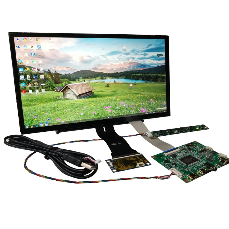 10.1-inch IPS full view multi-touch display module kit, compatible with Windows, Raspberry PI and Android systems