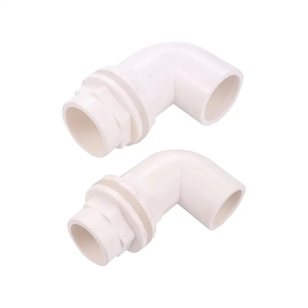 

I.D 20/25/32mm 90° Elbow PVC Connector Garden Farm Irrigation Water Supply Joint Water Tank Aquarium Drainage System Pipe Tool