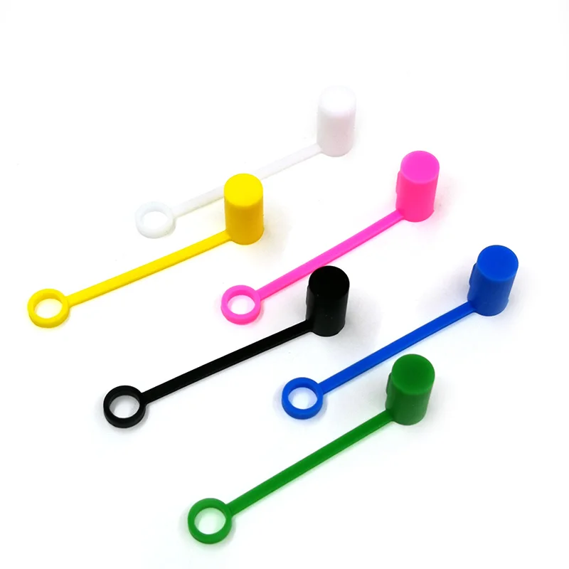 

20pcs Silicone Colorful Straw Caps for Cup,8mm Reusable Basic Straw Toppers Cover for Glass Cup Drinking Tips 7 Colour Party