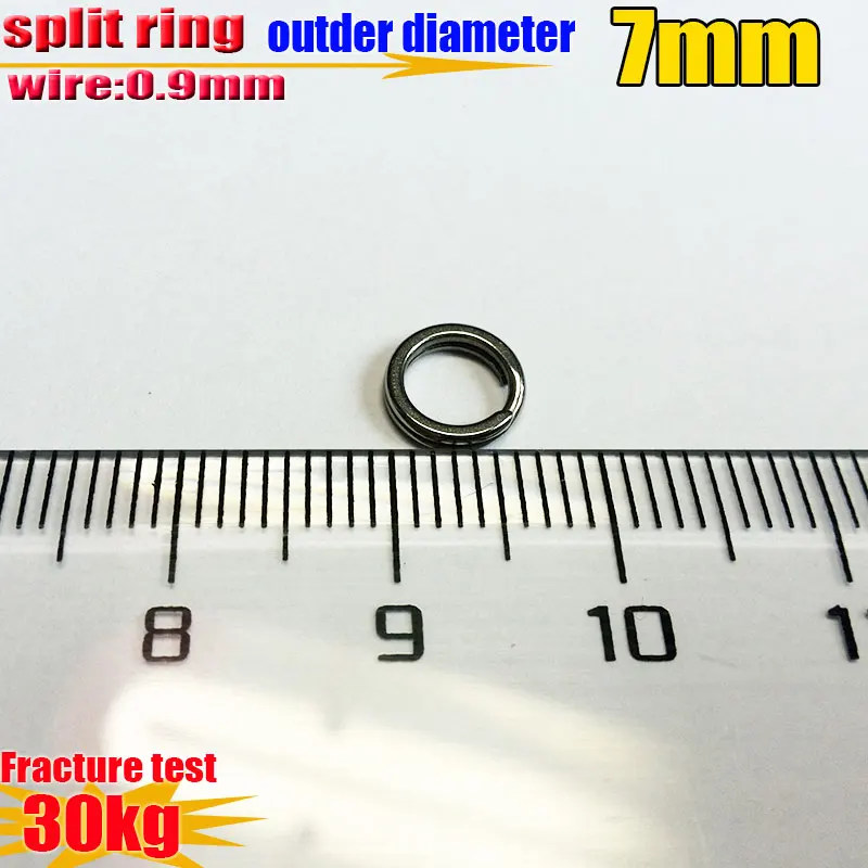 2019 new Fish lures tool rings  flattening  wire 0.9mm*od7mm Quantity 200pcs/lot  304 stainless steel