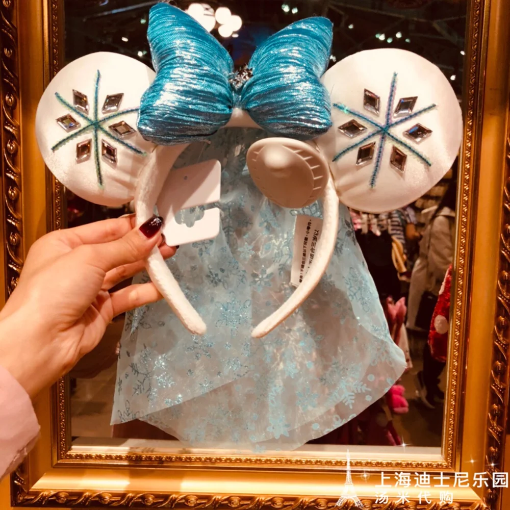 Disney Parks ใหม่มาถึงปารีสหิมะ Headband ของขวัญ