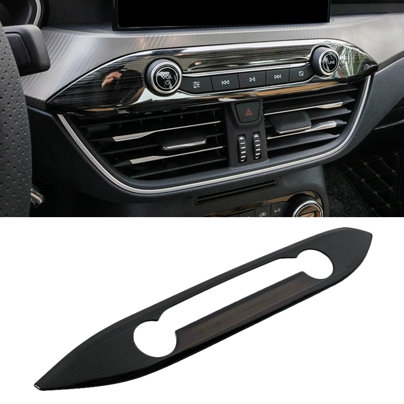 For Ford Focus MK4 2019 2020 Gear Shift Box Center Control Panel Cover Sticker Trim Strip Garnish  Accessories Interior