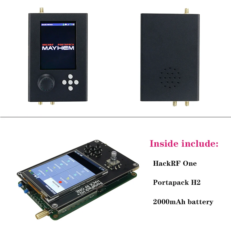 Mới May Vi Tinh Portapack H2 Hackrf Một SDR Phần Mềm Định Nghĩa Radio 1MHz-6GHz Tùy Chọn Vỏ Kim Loại Ăng Ten Bộ Dụng Cụ tự Làm Nhanh Lắp Ráp