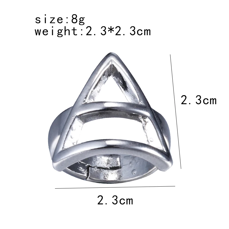 Fashion Charm 30 Seconds to Mars Logo Triad ring ORBIS EPSILON Ring Jewelry For Men And Women