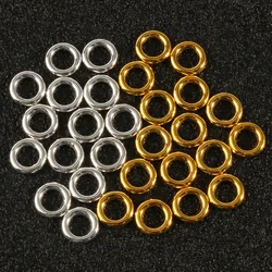 50pcs/lot 8x2mm Gold Color Silver Color Jump Rings Single Loops Closed Jump Rings Jewelry Make Findings DIY Connector