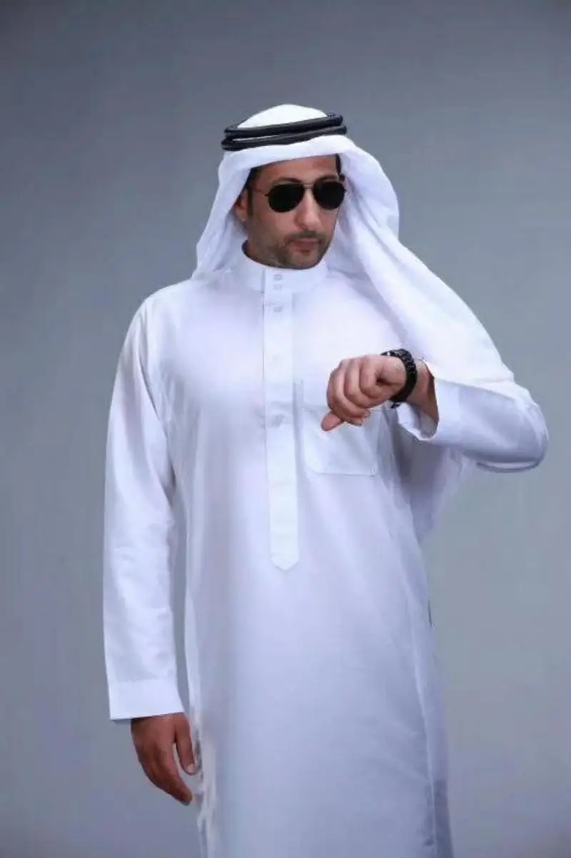 Islamic Clothing Men Length Long Sleeve Loose Muslim Men Saudi Arabia Pakistan Kurta Muslim Costumes Muslim Dress Kaftan Thobe