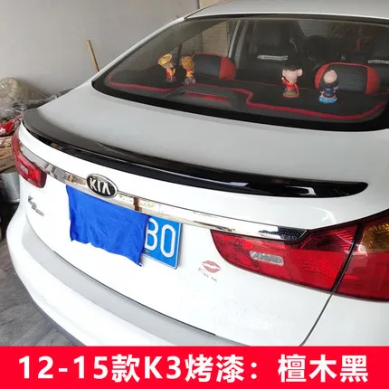 

For Kia K2 K3 K4 K5 2011-2019 High-quality ABS Chrome rear wing spoiler decoration car styling