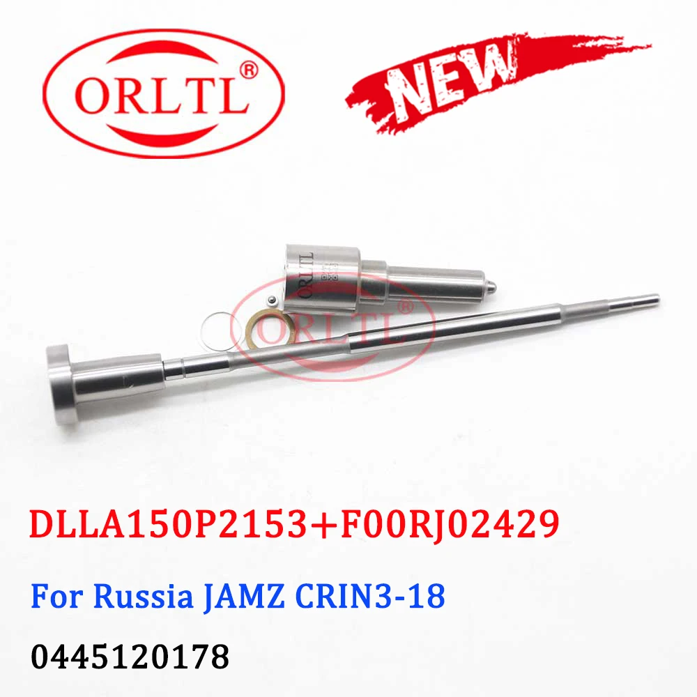 

ORLTL 0445120178 Diesel Injector Repair Kits Nozzle Tip DLLA150P2153 0433172153 Fuel Valve F00RJ02429 for Bosch 0 445 120 178