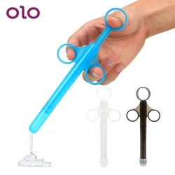 OLO Syringe Enema Injector Anal Vagina Clean Tools Lubricant Applicator Lube Launcher Adult Products Erotic Sex Toys for Couples