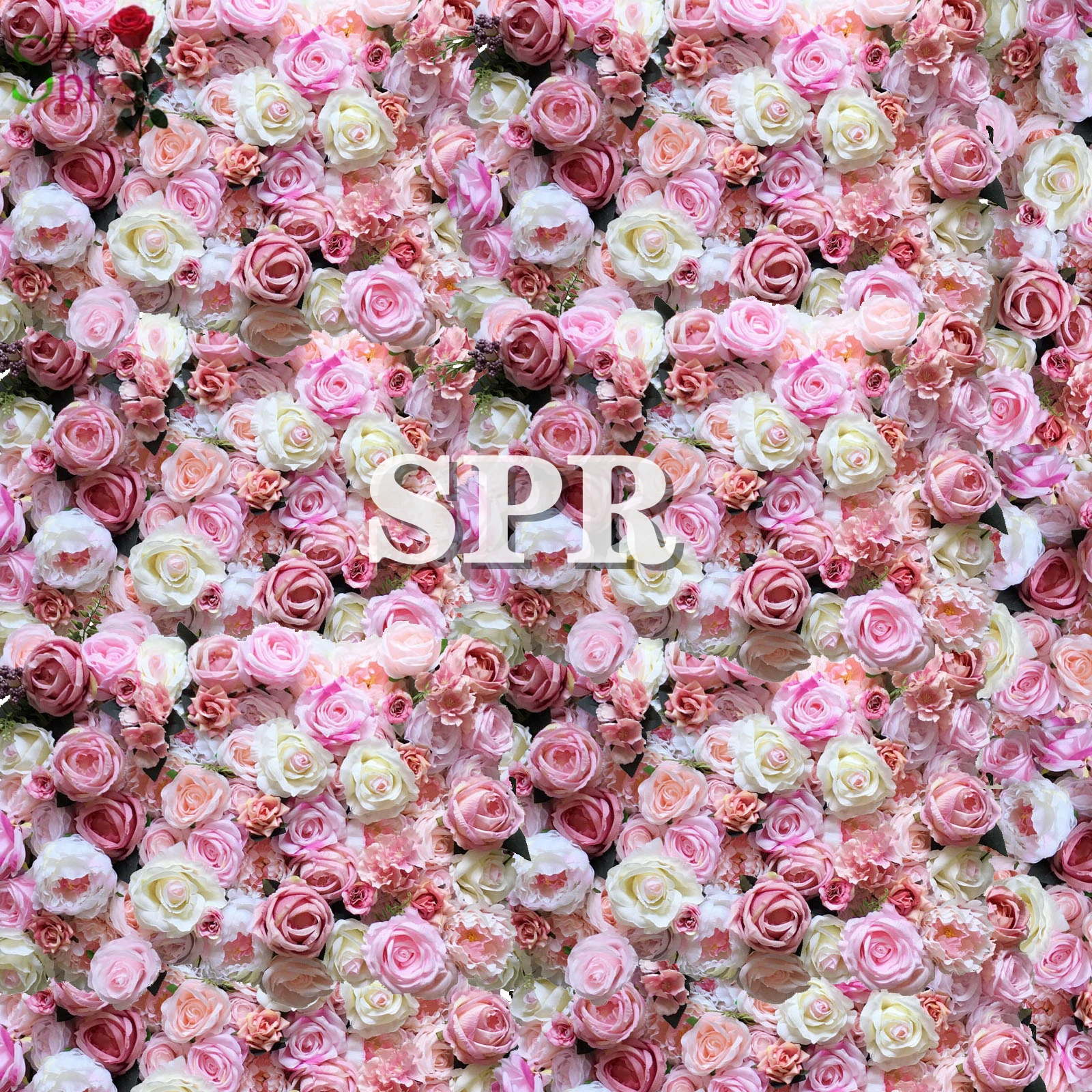 SPR 24pcs/lot luxury Artificial rose peony flower wall wedding backdrop party events occasion artificial flower arrangements